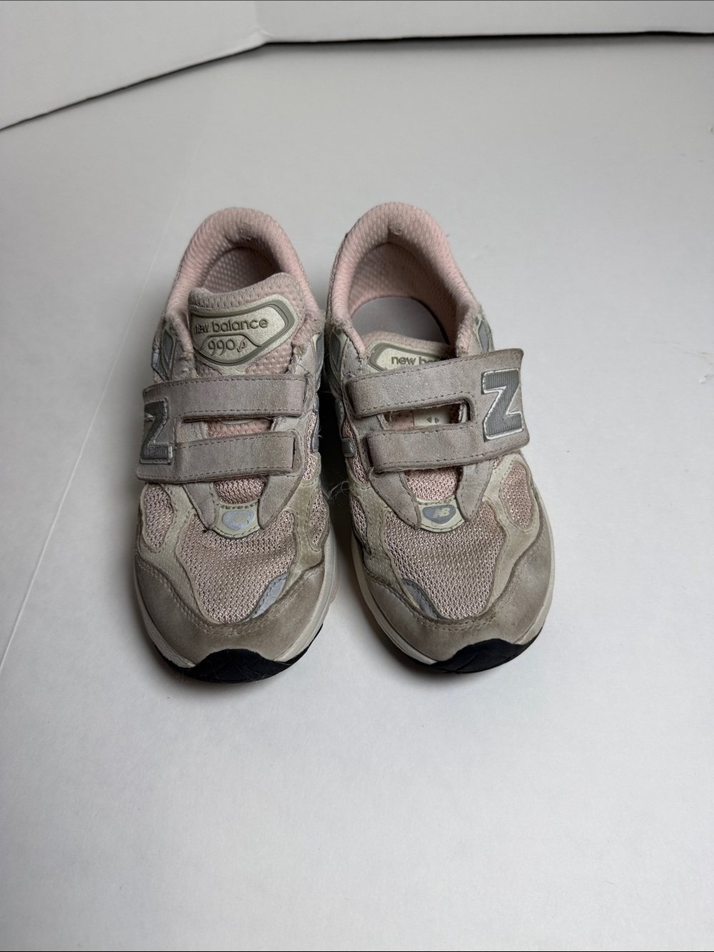 New Balance Kids' Pink Velcro Sneakers 13.5